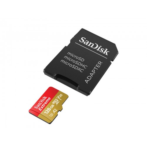 SANDISK MEMORIA MICROSDXC EXTRM A2-4K 128G 190MB/S