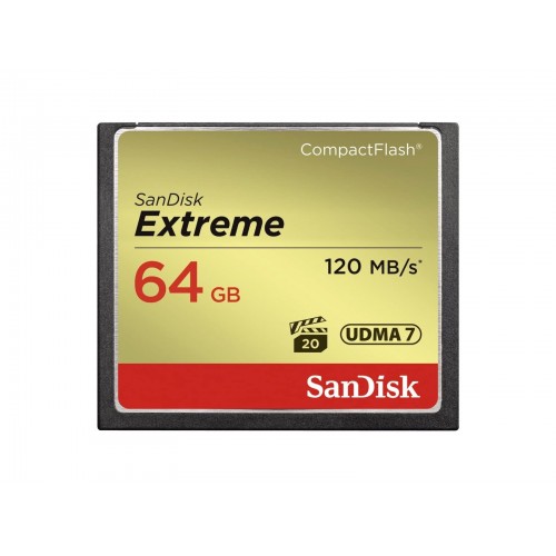 SANDISK MEMORIA CF EXTREME 64GB UDMA7 120 MB/S