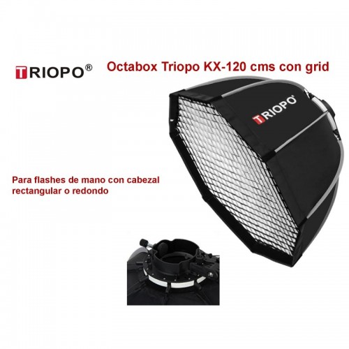 TRIOPO OCTABOX KX-120 PARA SPEEDLITE 120 CM+GRID