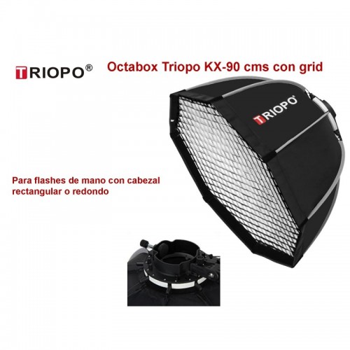 TRIOPO OCTABOX KX-90 PARA SPEEDLITE 90 CM+GRID