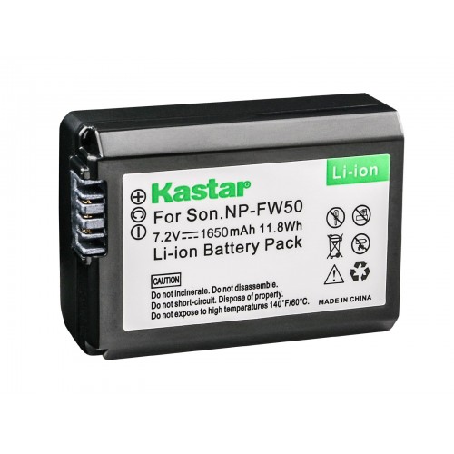 KASTAR BATERIA GENERIA SONY NP-FW50 A7 Y NEX