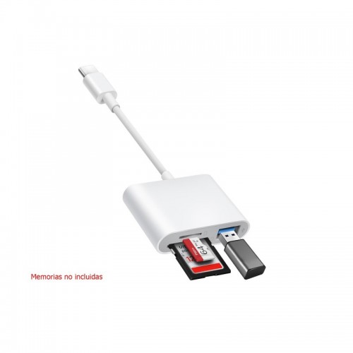 BNMXTEK LECTOR DE MEMORIAS USB-C CON PUERTO USB-A