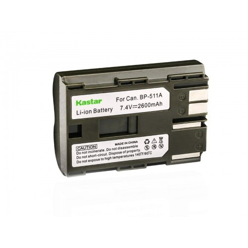 KASTAR BATERIA BP-511 CANON 5D-50D-40D-20D-30D